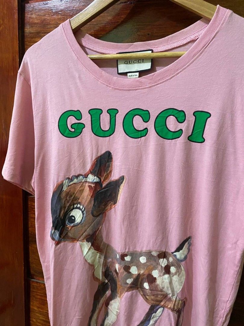 Gucci x Disney Bambi Women s Fashion Tops Shirts on Carousell