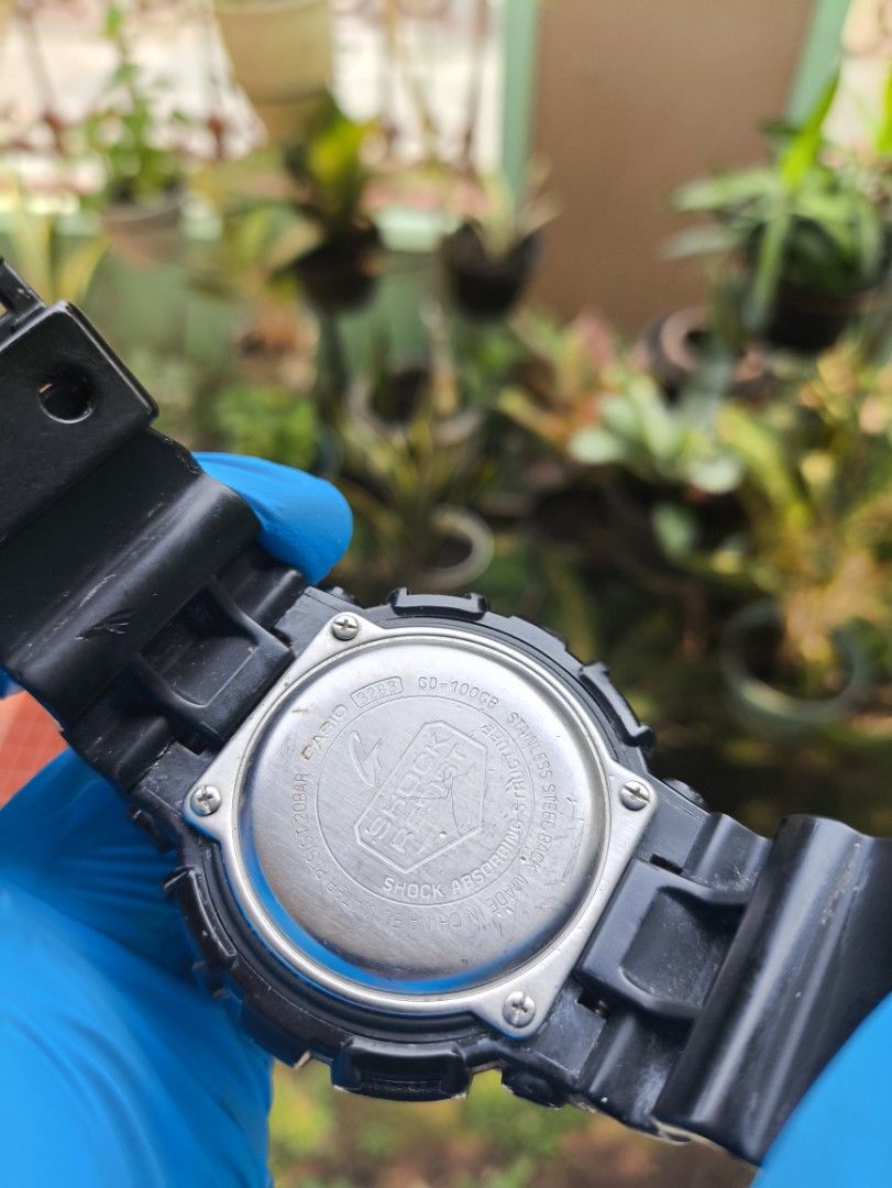 Harga Net Jam Tangan Casio G Shock GD 100 GB All Original Fungsi2 Normal Tinggal Pakai Ada Bekas Pemakaian