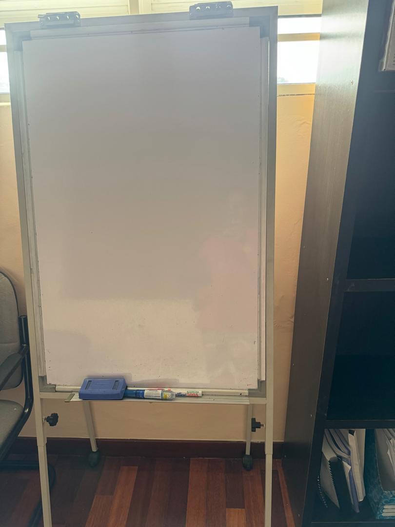 Heavy Duty Whiteboard with stand, Furniture & Home Living, Furniture ...