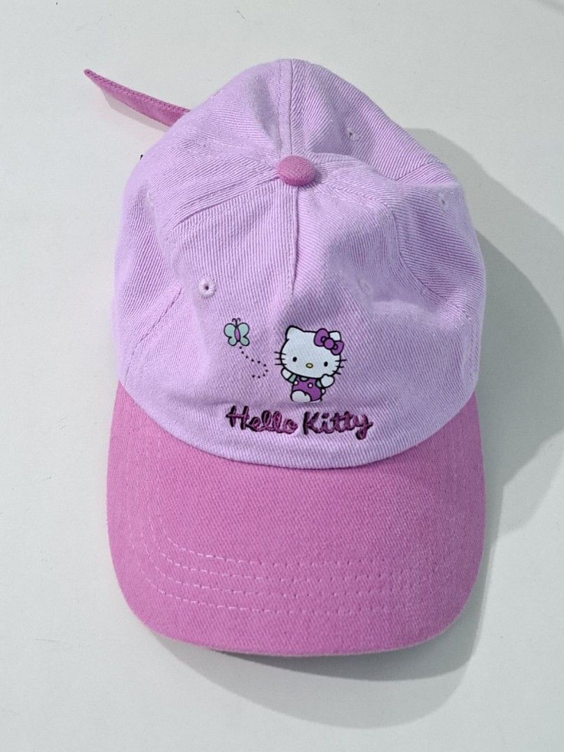 HELLO KITTY Graphic Dad Cap Women s Fashion Watches Accessories Hats Beanies on Carousell