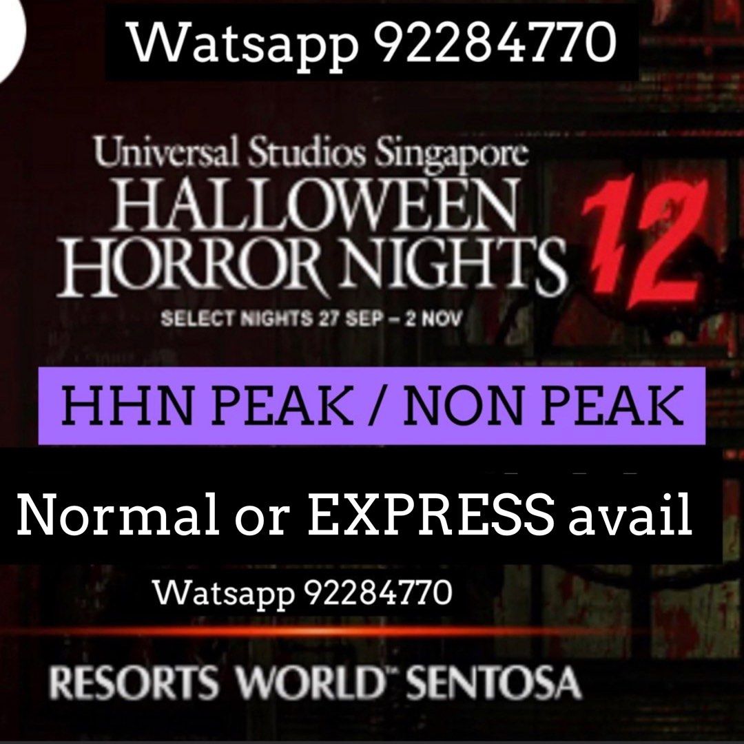 HHN 12 Universal Studios Singapore HHN Halloween Horror Nights HHN 12