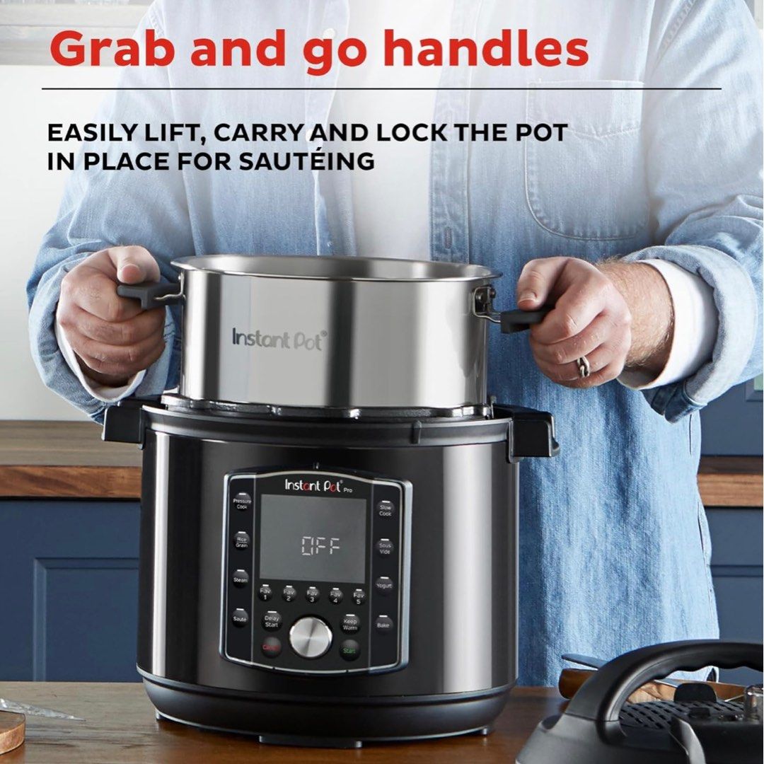 Instant Pot Pro 10 in 1 Pressure Cooker TV Home Appliances Kitchen Appliances Cookers on Carousell