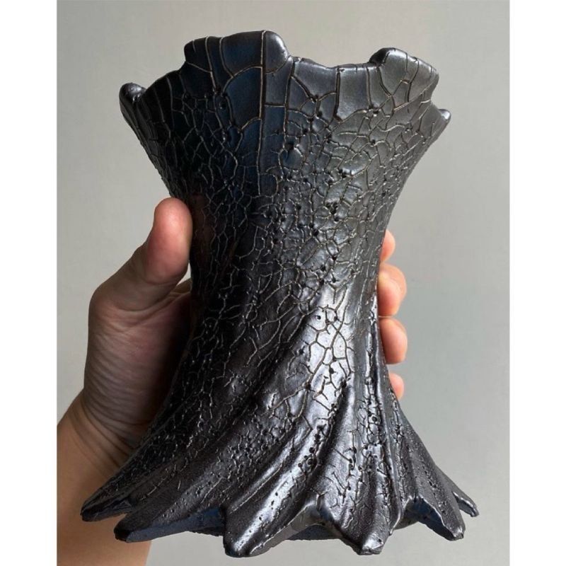 Konect black vortex shining Sサイズ 植木鉢】Konect Black Vortex Shining XS 【公式通販】