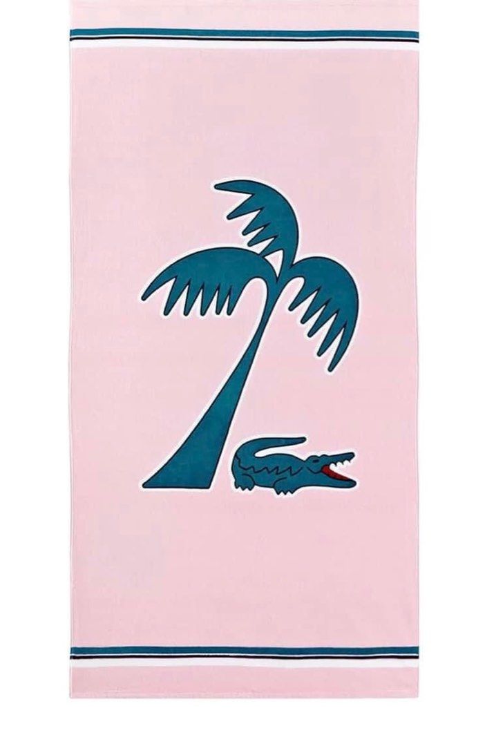 Lacoste Beach Towel 36x72 (Category: Bedding & Towels) located in Santa Rosa. Submitted by miqboutique (Listing ID 1331068033, Image 2). Description: Lacoste Beach Towel 36" x 72" ₱1,999 + sf •ETA Jan-Feb •300 DP required •No cancellation •Guaranteed Original Fb page: Miq's Boutique.