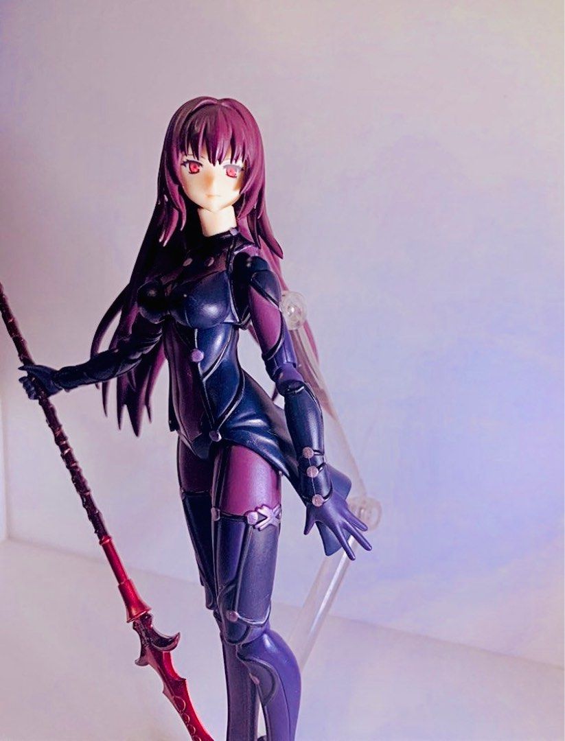 LANCER / SCÁTHAC — POP UP PARADE FIGMA (Category: Figurines & Statues) located in Las Pinas. Submitted by Karasell (Listing ID 1308027627, Image 2). Description: COMPLETE INCLUSION + BOX Price is negotiable ☺️ [ BIB / back in box ] from the game FATE/GRAND ORDER GOODSMILE COMPANY FIGMA LANCER — SCÁTHAC 381 INCLUDES : - box - instruction manual - figma stand - 2X shoulder armor ( BROKEN BALL JOINTS ) - 2X SPEARS - 3X faceplates: surprised, smile, 