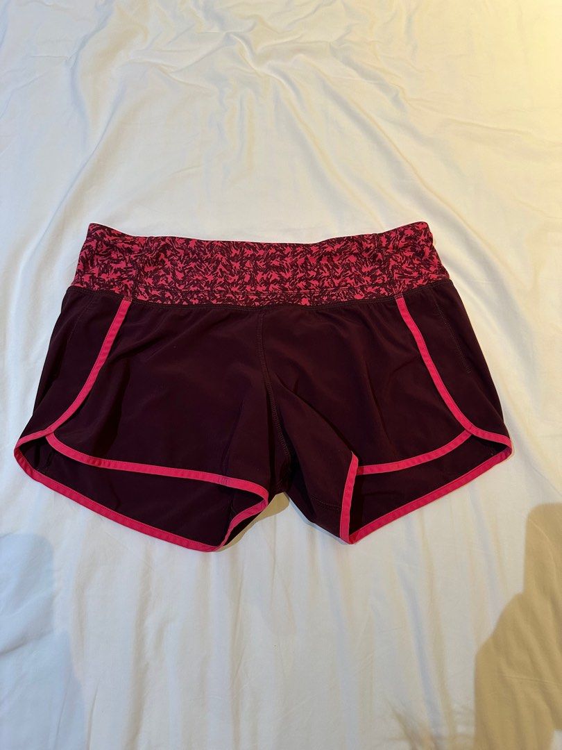 Maroon lululemon shorts shop