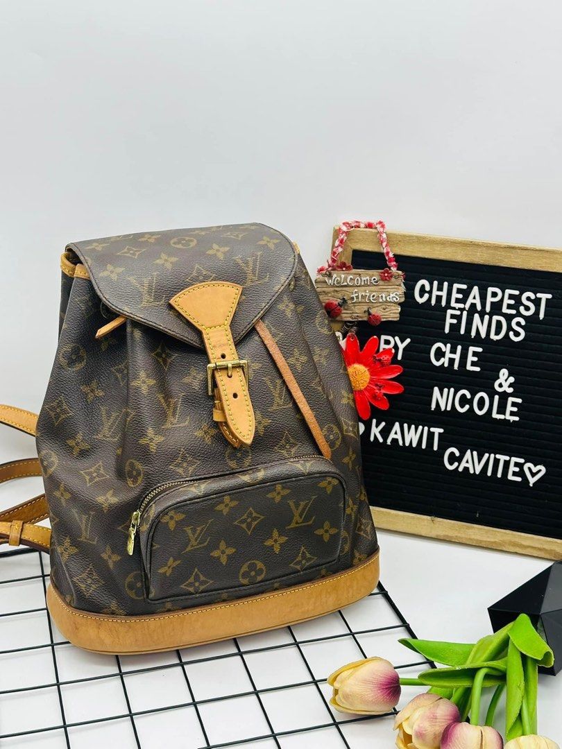 Lv MONTSOURIS BACKPACK (Category: Luxury Bags & Wallets) located in Cavite. Submitted by checherosales (Listing ID 1331096785, Image 1). Description: Please check our fb page @cheapest finds authentic preloved items for more details.