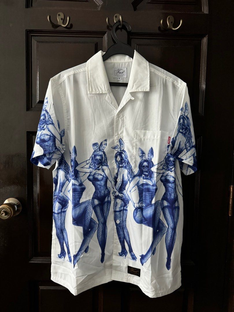 Playboy hawaiian shirt top