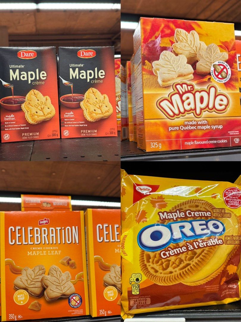 [現貨/Halloween Sales多買多平]Maple syrup cookies楓糖曲奇/Costco BROOKSIDE Dark