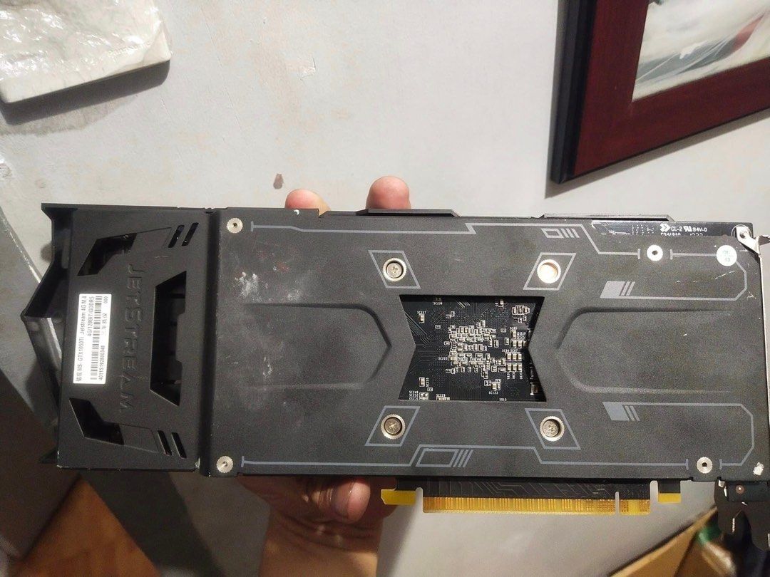 Maxsun Jetstream Tri-Fan Graphics Card (Category: Computer Parts) located in Manila. Submitted by reginejamito (Listing ID 1331105890, Image 2). Description: For sale: Maxsun Jetstream gtx1050ti 4gb 128bit DDR5 Tri-Fan Graphics Card‼️ 📣Php4,999 only 📌 Graphics card gtx1050ti 4gb 128bit ddr5 ✔️ With single 6pin ✔️ Tri-FAN 📌 Warranty: 14 days 📍Location: Jeklogan Yuseco #GraphicsCard #VideoCard #TriFan #MaxsunJetstream.