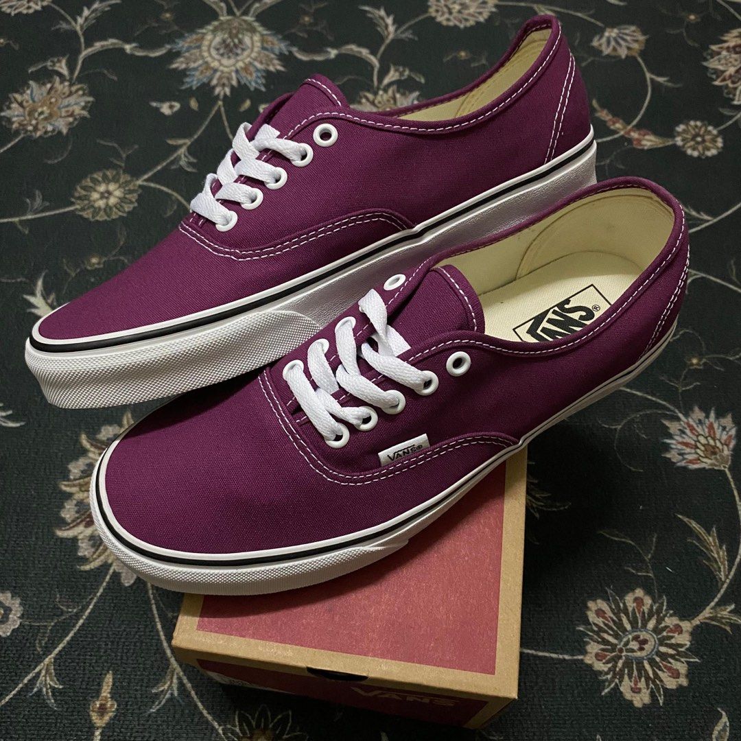 NEW AUTHENTIC MEN Vans Classic Authentic Color theory dark purple ...