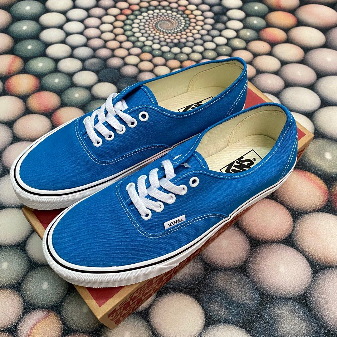 NEW AUTHENTIC MEN Vans Classic Authentic Color Theory Mediterrania blue white sneakers kasut murah Kulai jb Men s Fashion Footwear Sneakers on Carousell