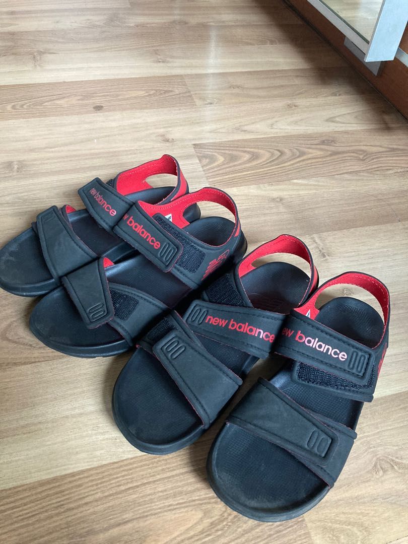 New Balance Sandals B1T1 (Category: Babies & Kids Fashion) located in Manila. Submitted by chabachaba (Listing ID 1331069872, Image 1). Description: 1500 for 2 pairs Size 13 and 1 See pic for size Like new 100% authentic.