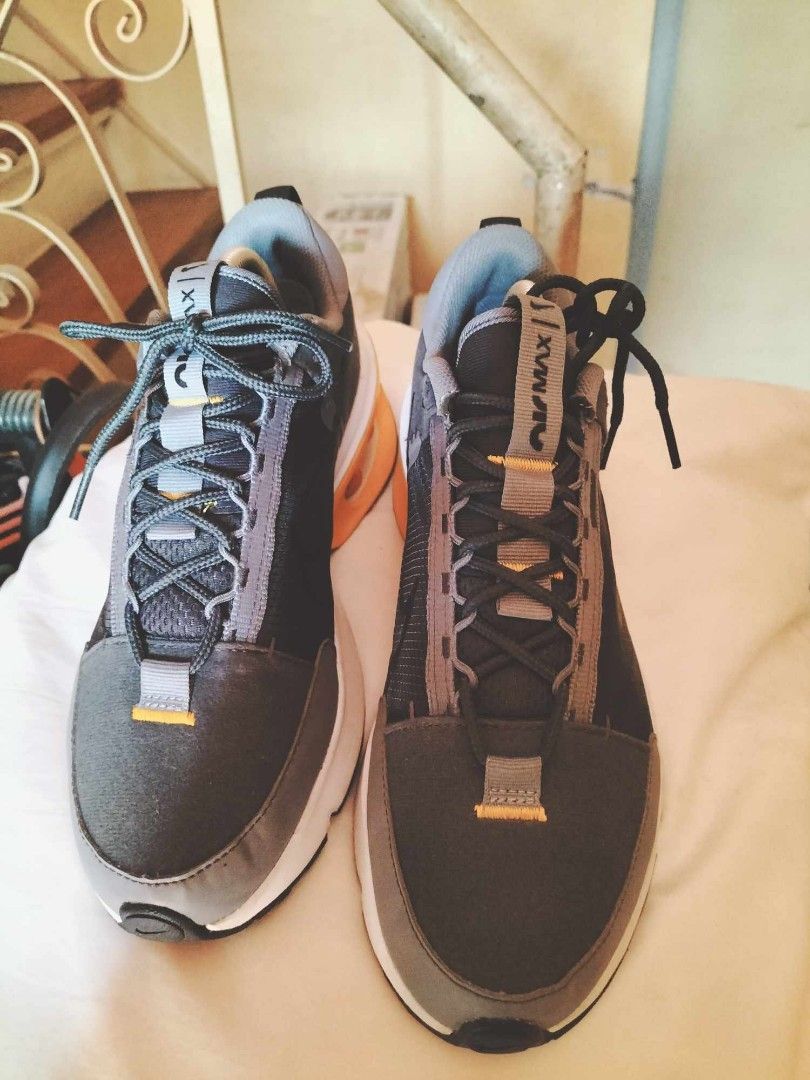 Nike Air Max Intrik Gray and Yellow (Category: Sneakers) located in Marikina City. Submitted by nisiag (Listing ID 1331086185, Image 2). Description: Size 8 US - 7 UK - 41 EUR - 26 CM - Bought from Japan / no box - Used a couple of times - Doesn't need major cleaning - Clean pair with no flaws - Almost pass as new or excellent condition RFS: Decluttering Feel free to leave a message for more inquiries and pictures.