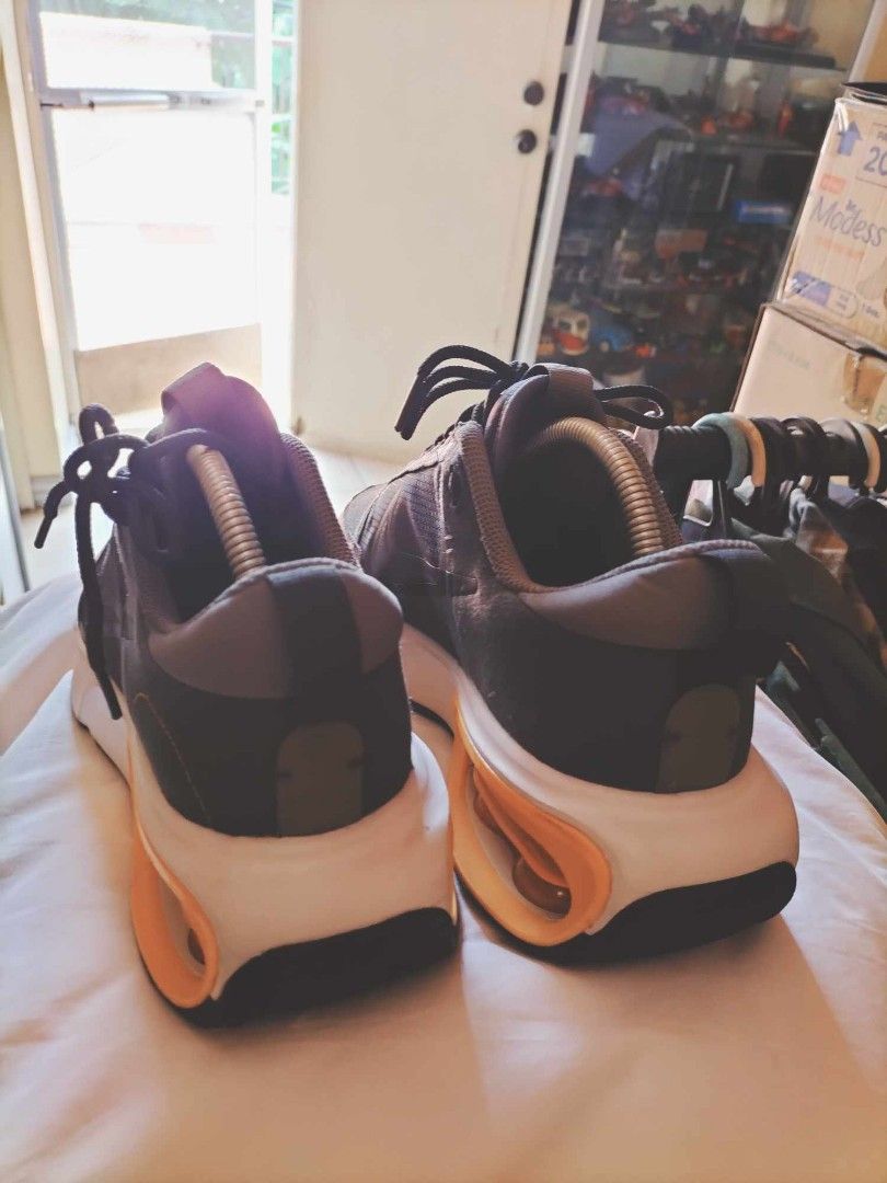 Nike Air Max Intrik Gray and Yellow (Category: Sneakers) located in Marikina City. Submitted by nisiag (Listing ID 1331086185, Image 3). Description: Size 8 US - 7 UK - 41 EUR - 26 CM - Bought from Japan / no box - Used a couple of times - Doesn't need major cleaning - Clean pair with no flaws - Almost pass as new or excellent condition RFS: Decluttering Feel free to leave a message for more inquiries and pictures.