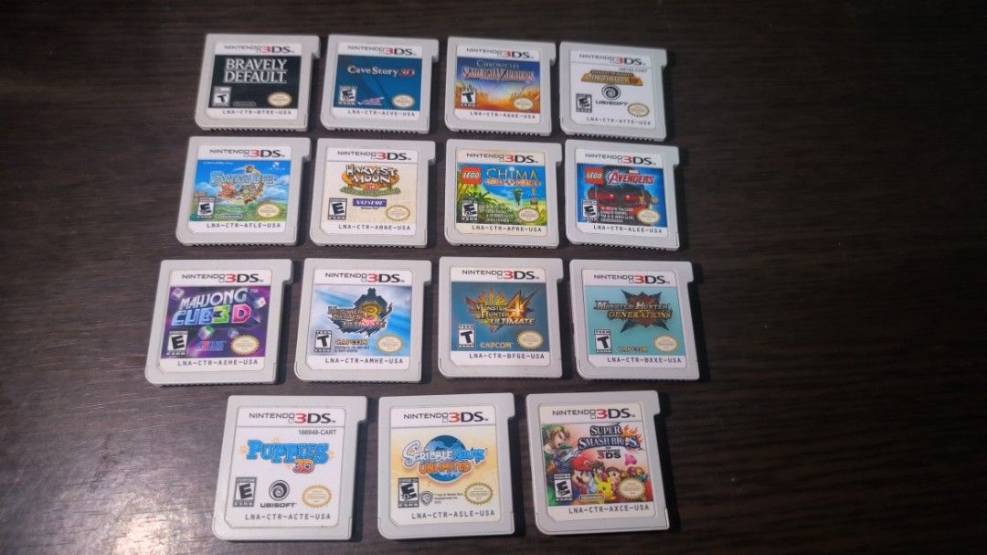 Nintendo 3DS Gamecarts (USA Version), Video Gaming, Video Games