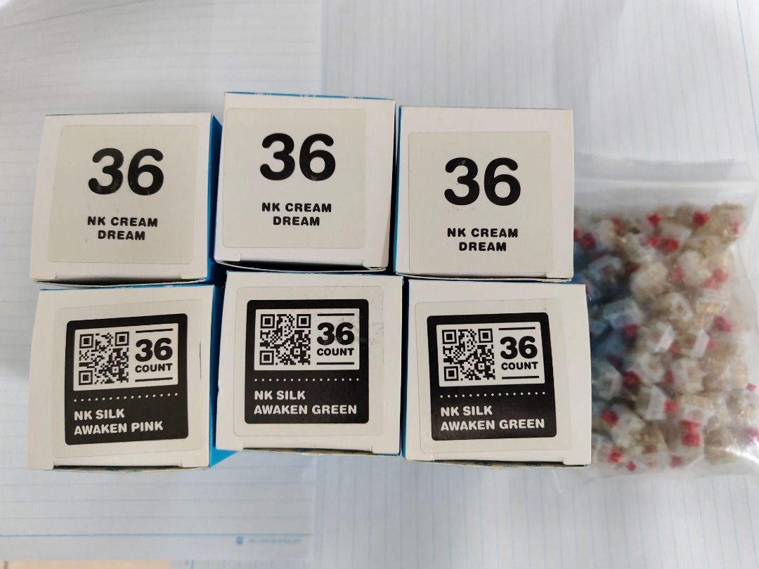 Nk Dream/Nk Silk Awaken/Cream Soda Switches, 電腦＆科技, 電腦周邊及配件, 電腦鍵盤及相關產品
