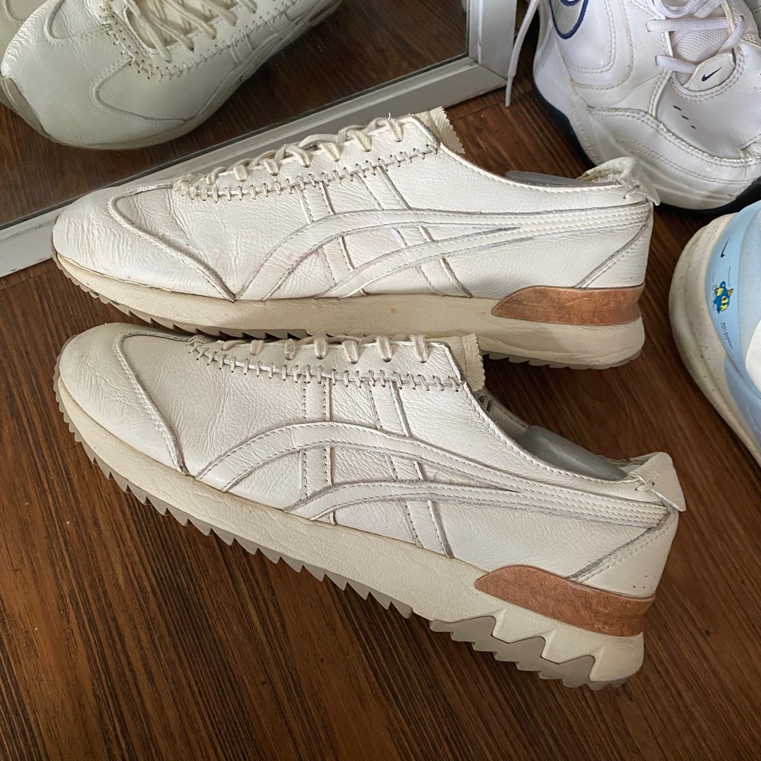 Onitsuka tiger mhs cl white cream original murah not edr 78 alvarado tokuten sneakers second market Fesyen Pria Sepatu Sneakers di Carousell