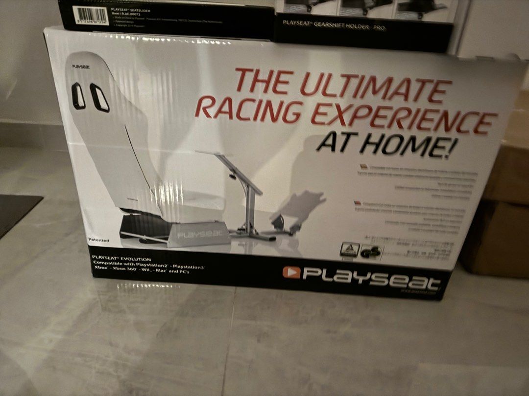Playseat set with playseat carpet slider gear shifter Video Gaming Gaming Accessories Controllers on Carousell