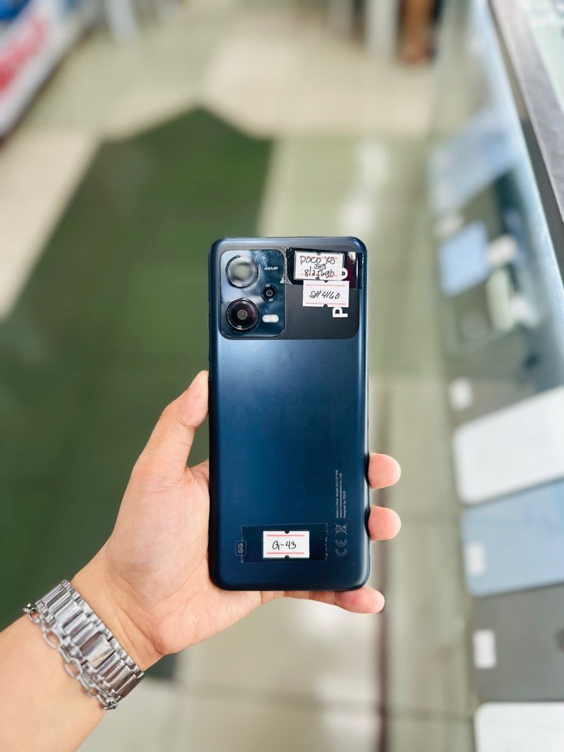 Poco X5 5G 8/256GB OPENLINE GLOBAL UNIT ONLY (Category: Xiaomi) located in San Juan City. Submitted by saabangadgetshop (Listing ID 1331090692, Image 1). Description: Onhand | Pre-owned Poco X5 5G 8/256Gb OPENLINE NO HIDDEN ISSUES NO HISTORY OF REPAIR 99%Smooth TEST TO SAWA RESET ALL YOU WANT NOT REFURBISHED AUTHENTIC PHONE ALL WORKING Mode of Payment : ⬇️ ▪️Cash ▪️Bank Transfer ▪️Gcash 📍Installment available here thru: 📍 ▪️Credit Card + intere