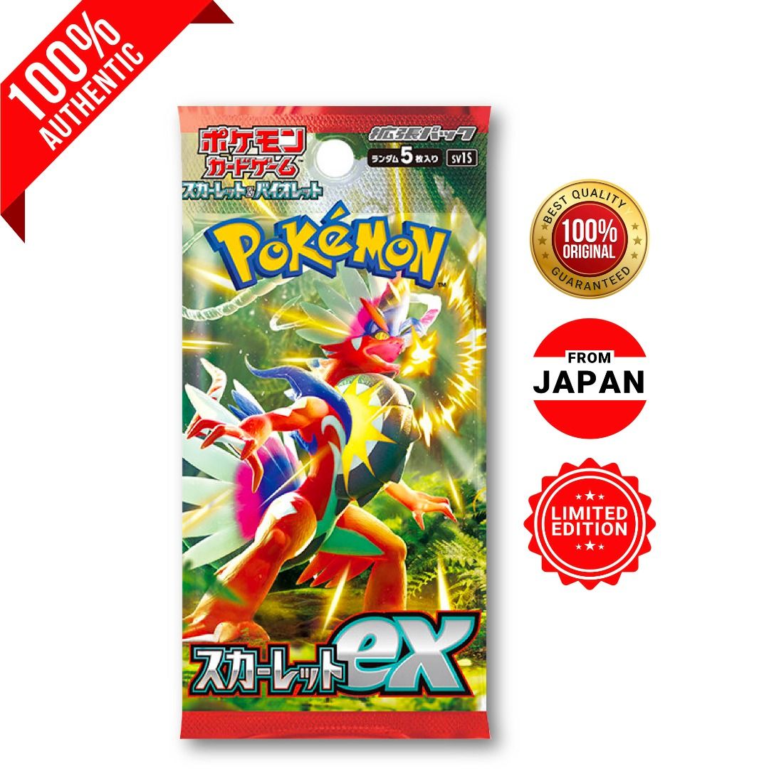 Pokemon Card Scarlet ex (BOX) Collectible Trading Cards