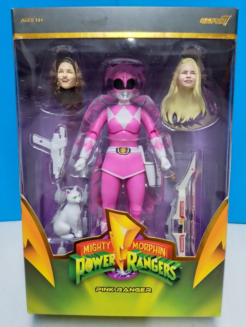 Power Rangers Mighty Morphin Ultimates! Pink Rangers 7-Inch Action ...