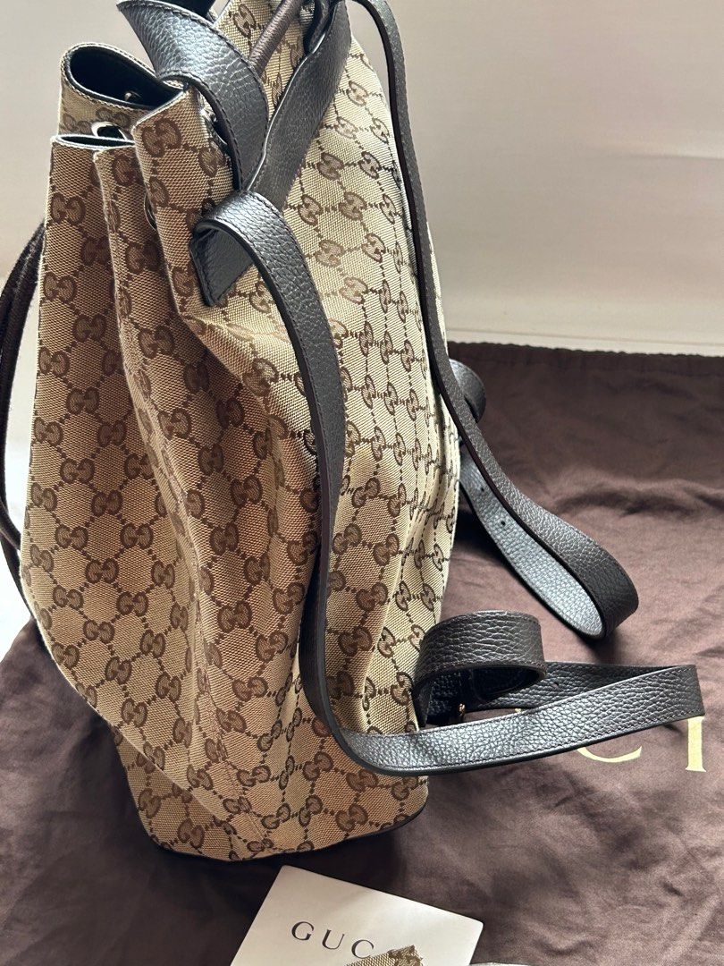 Gucci drawstring backpack top