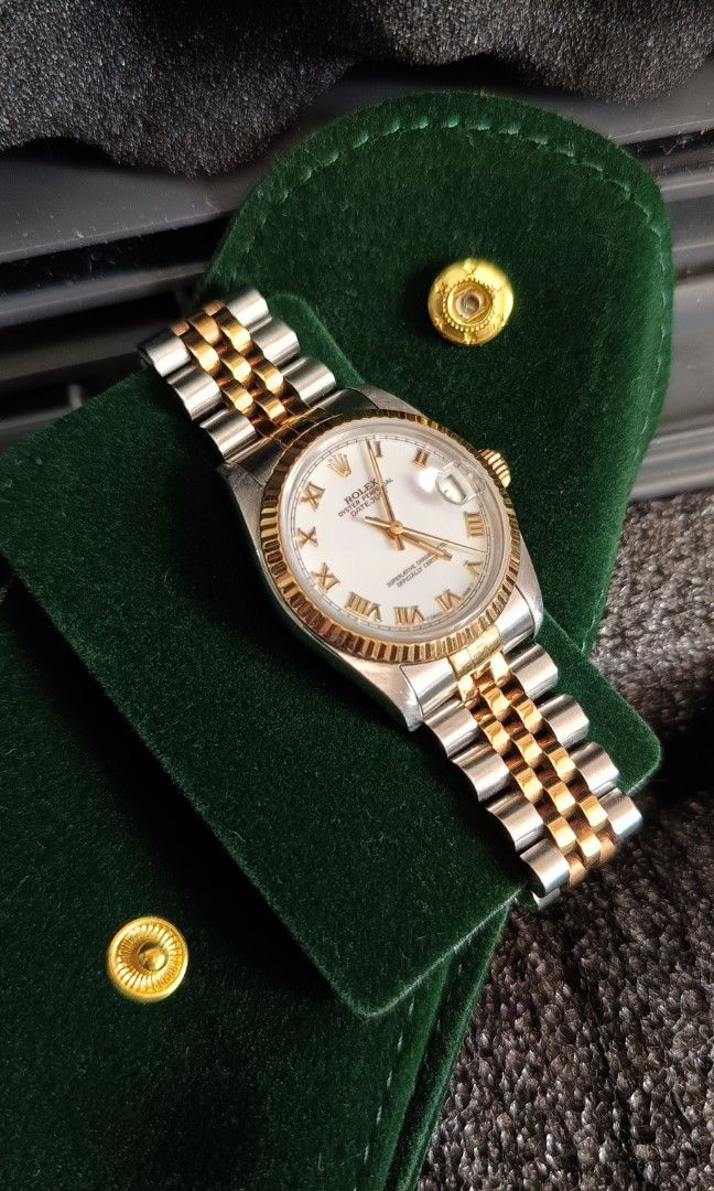 Rolex Service Pouch (NOS) (Category: Luxury Watches) located in Quezon City. Submitted by timecheckph (Listing ID 1331121664, Image 2). Description: For Sale: Rolex Service Pouch (NOS) New old stock (NOS) imported from SG service center Minor paint crackles on button because of sign of age. Essential to any Rolex owner, ideally one pouch per Rolex timepiece. great to use in travel or storage. Great to gift to any watch enthusiast or collector. Pr