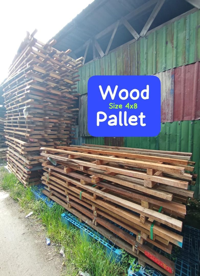 SALE wood pallet (4x8), Furniture & Home Living, Outdoor Furniture on
