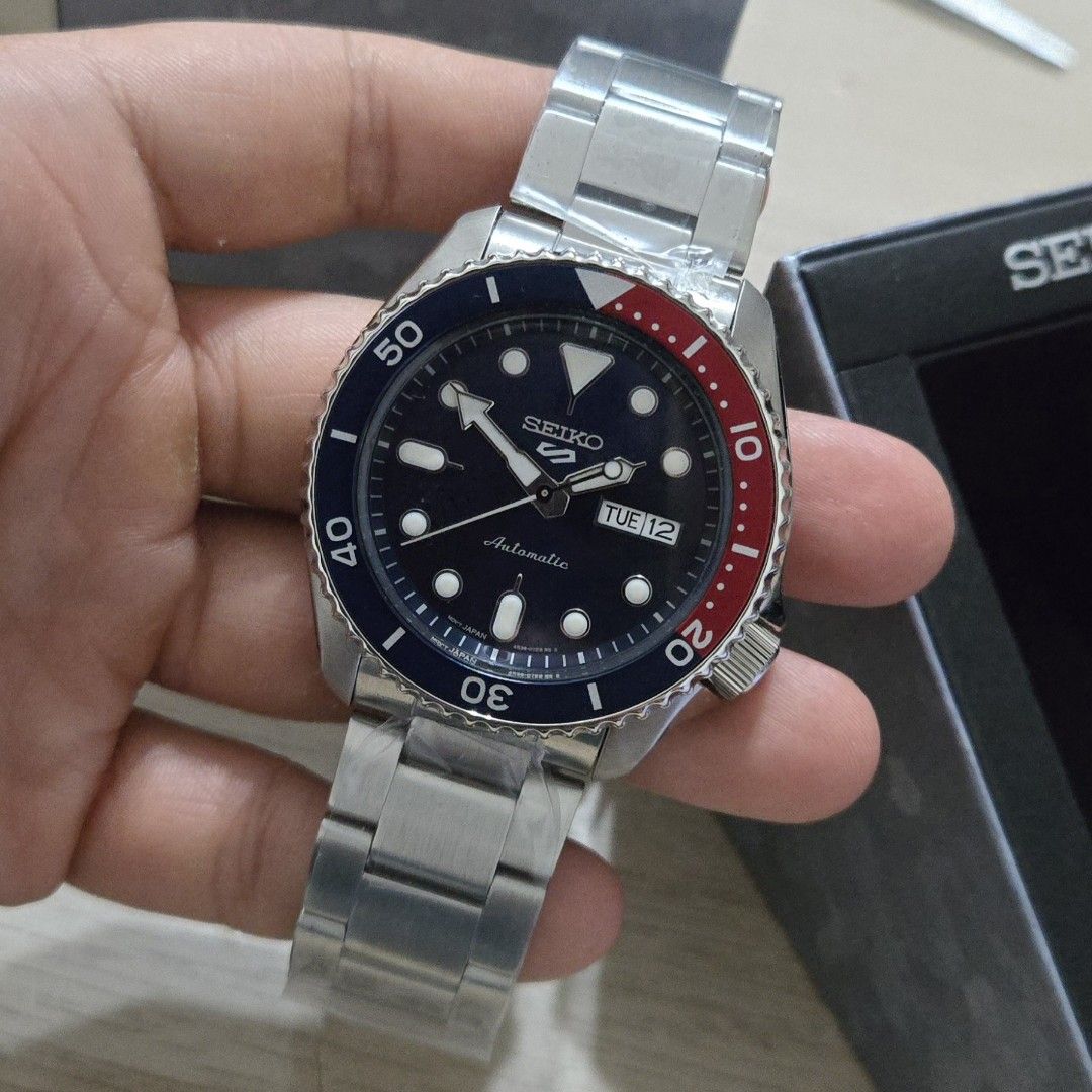 Seiko 5 automatic pepsi cheap