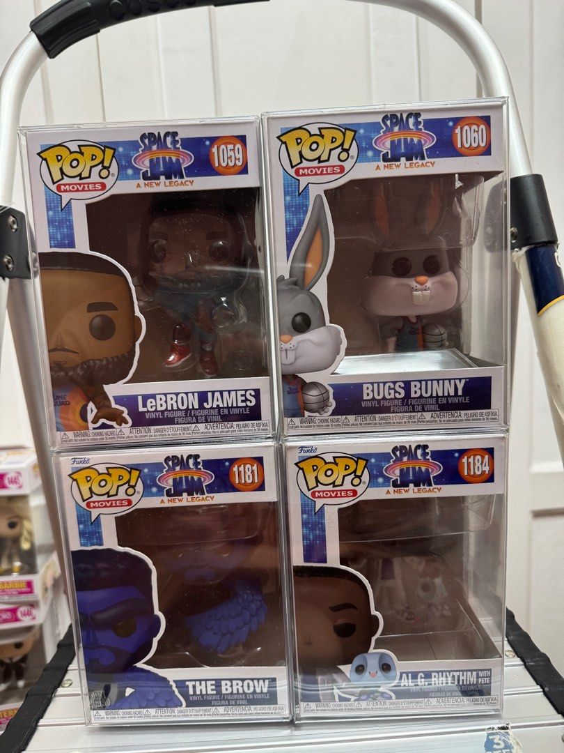 Space Jam Funko Pop (Category: Designer & Blind Box Toys) located in Mandaluyong City. Submitted by trishmercadopua (Listing ID 1331061005, Image 1). Description: Can be sold as set or per piece.