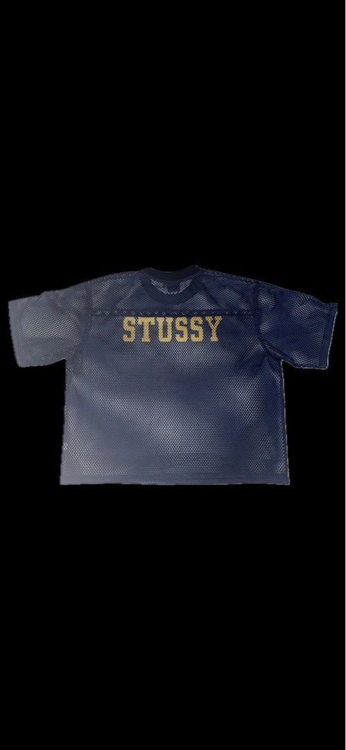 【STUSSY】TEAM JERSEY 80 TEE ブルー サイズS STUSSY】TEAM JERSEY 80 TEE ブルー サイズS