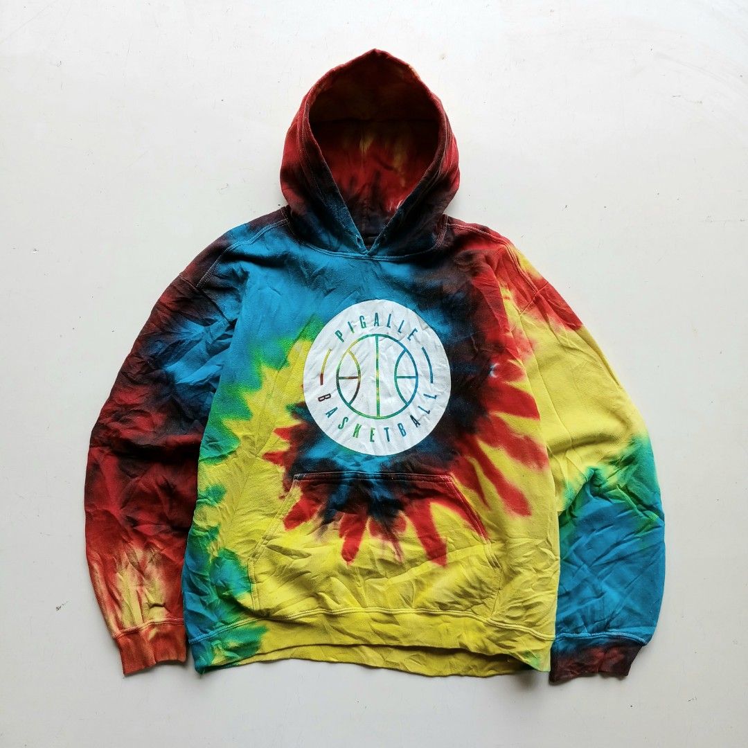 Sweater hoodie gildan tie dye Fesyen Pria Pakaian Baju Luaran di Carousell