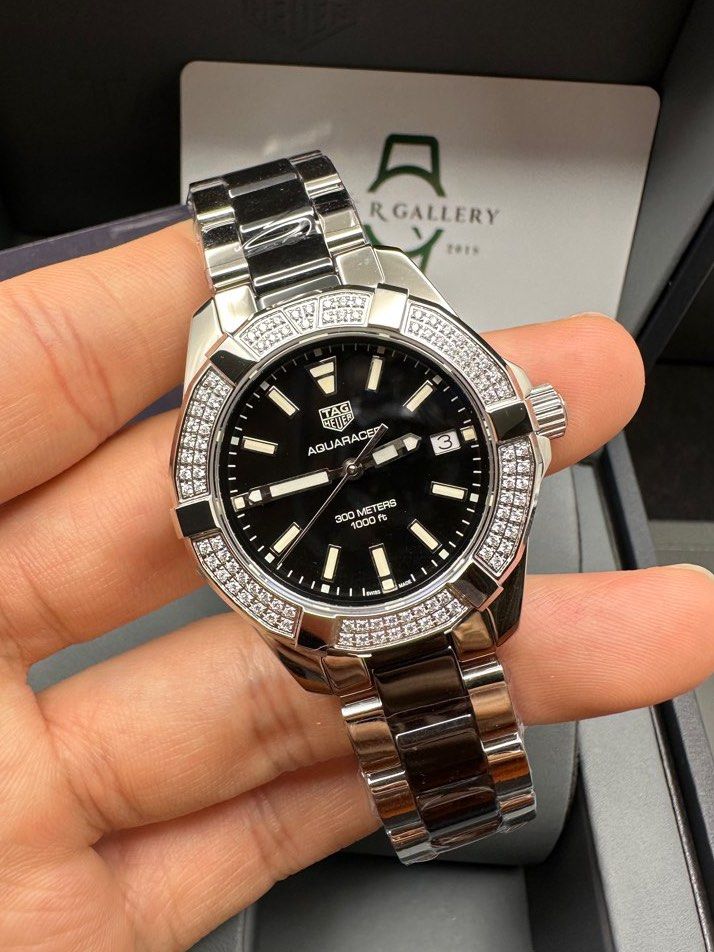 Tag Heuer Aquaracer Black Ceramic Steel 35mm Quartz WAY131E.BA0913 Luxury Watches on Carousell