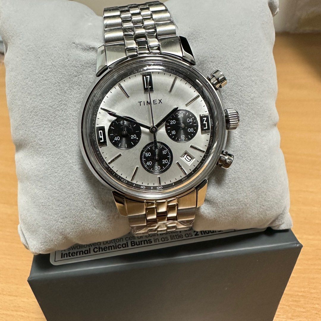 Timex Marlin Chronograph Tachymeter 40mm Stainless Steel Bracelet Watch