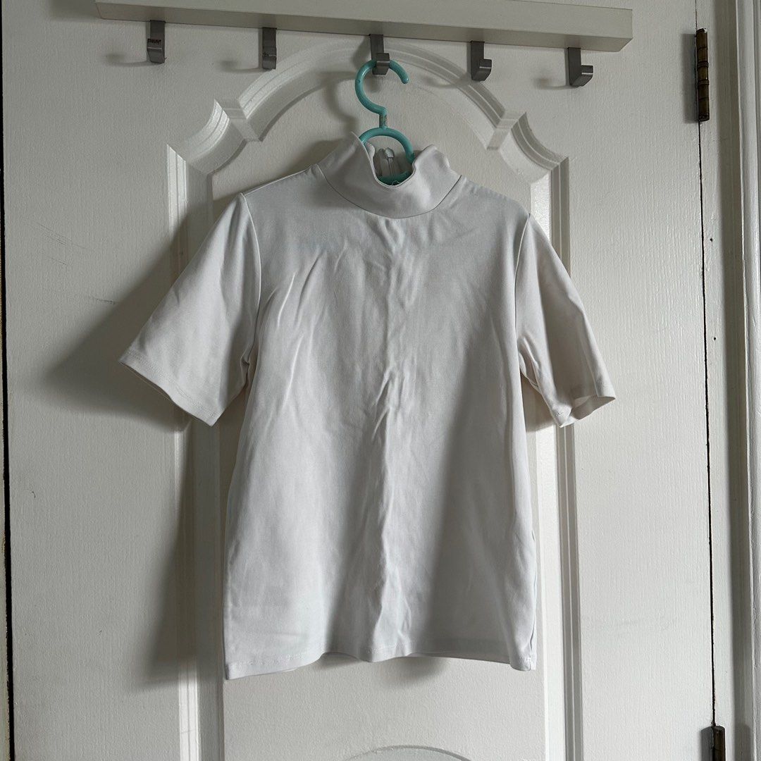 Topshop white turtleneck outlet