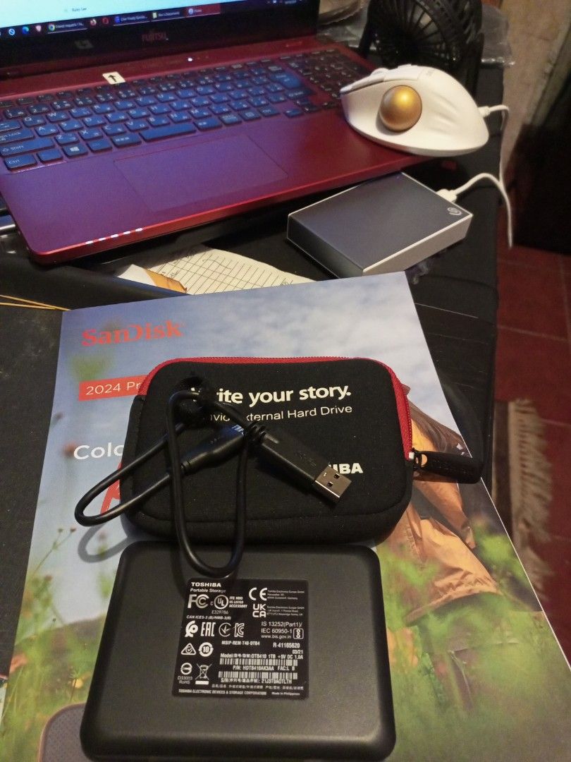 Toshiba 1Tb Canvio External Hard Drive! (Category: Hard Disks & Thumbdrives) located in Quezon City. Submitted by svami (Listing ID 1331160293, Image 2). Description: I am selling my 100% OK, trusty Toshiba external USB hard-drive, after upgrading to a 4Tb drive. According to my vast research, Toshiba and Hitachi make the most reliable disc drives, so that's why I chose to buy this product a couple of years ago. Used only a few times (once every 