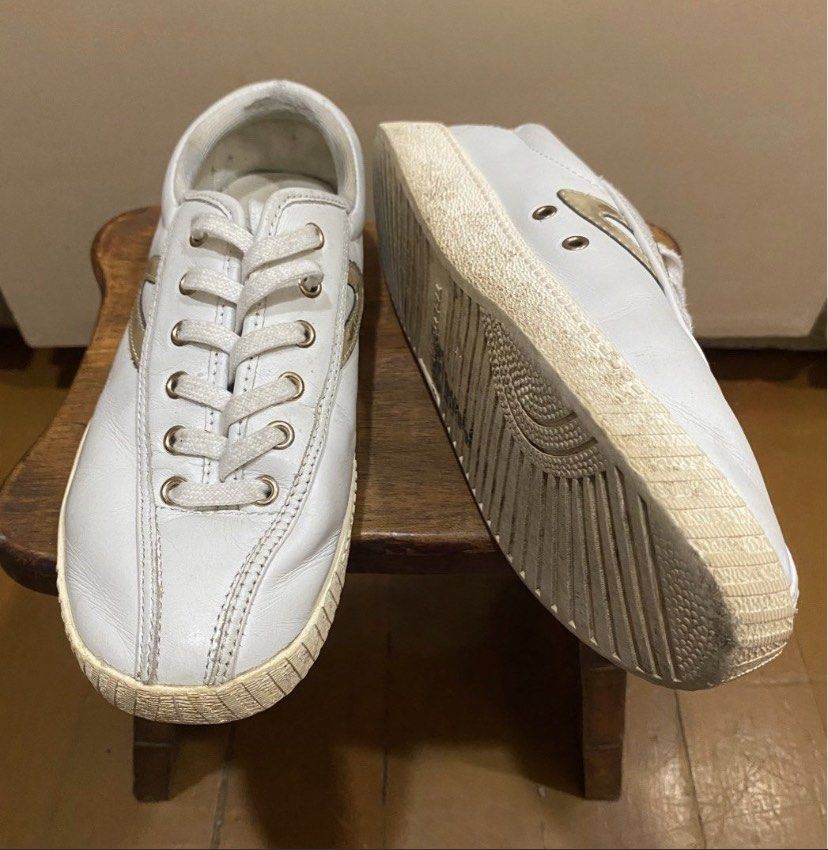 White leather tretorn shoes best sale