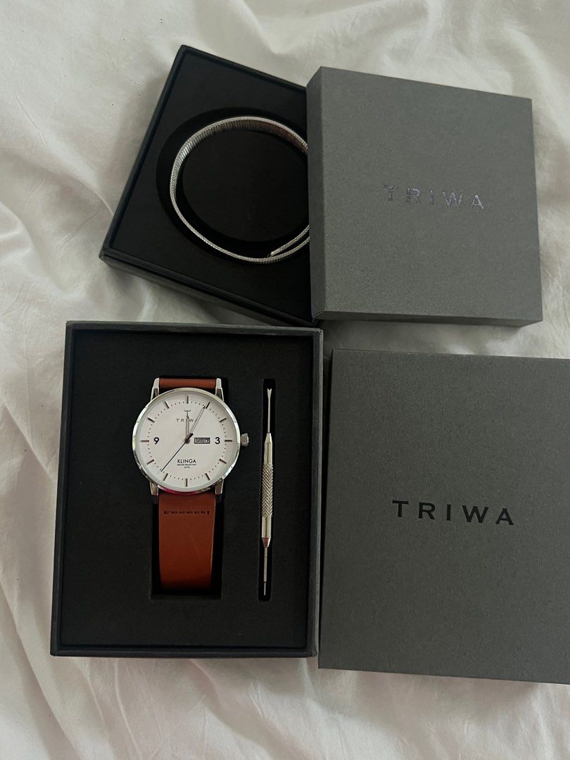 Triwa klinga watch and bracelet
