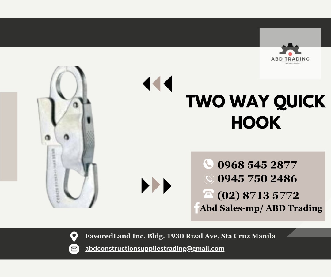 TWO WAY QUICK HOOK, Commercial & Industrial, Construction Tools ...
