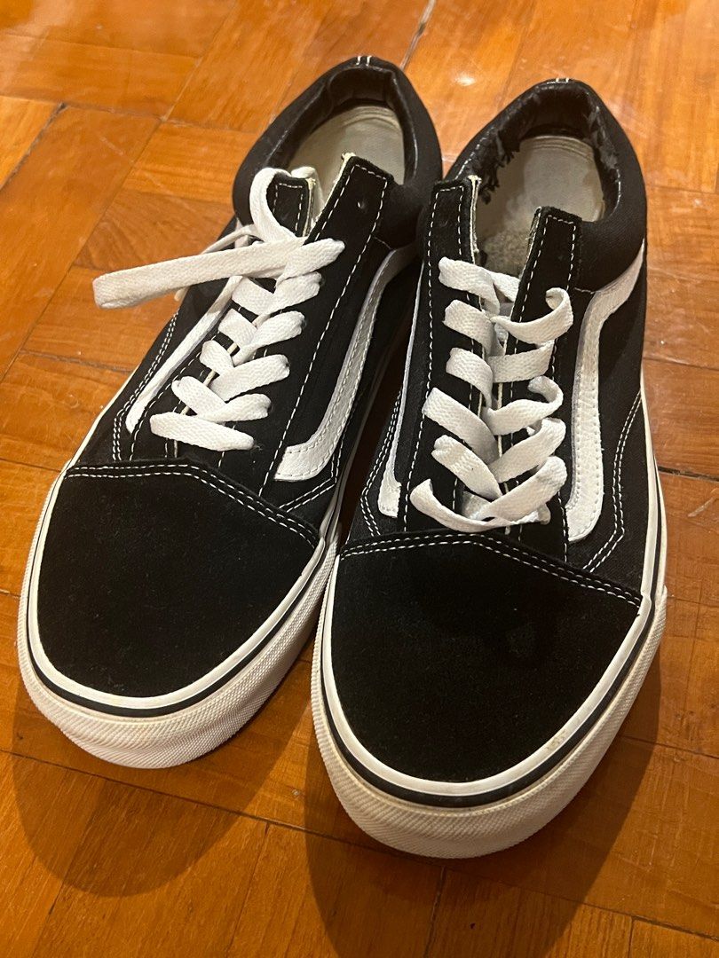 Womens black vans shoes 2025