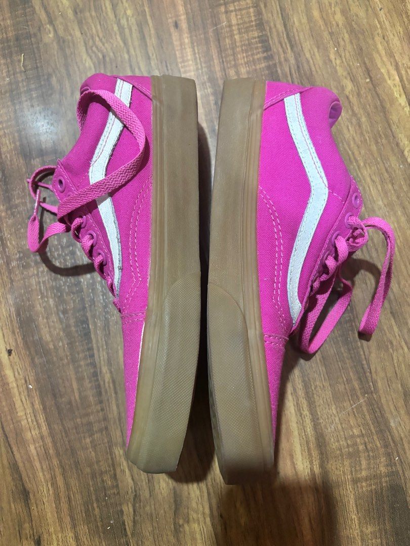 Vans Old Skool Skate Shoe Raspberry Rose Light Gum