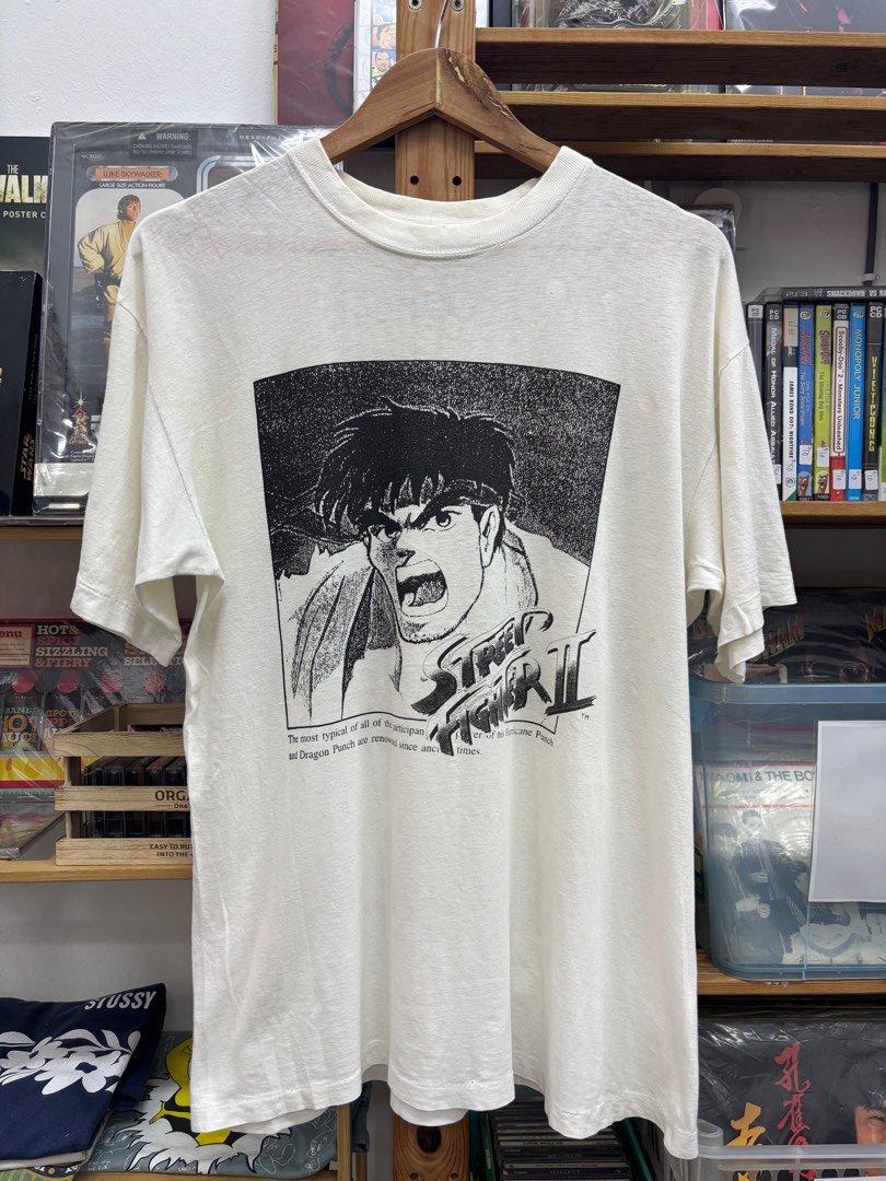 Vintage 1991 Capcom STREET FIGHTER Ⅱ ”RYU“, Men's Fashion, Tops & Sets ...