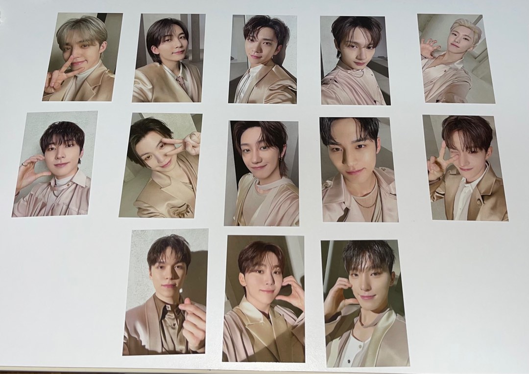 wts/lfb seventeen right here world tour photocard jacket zip up