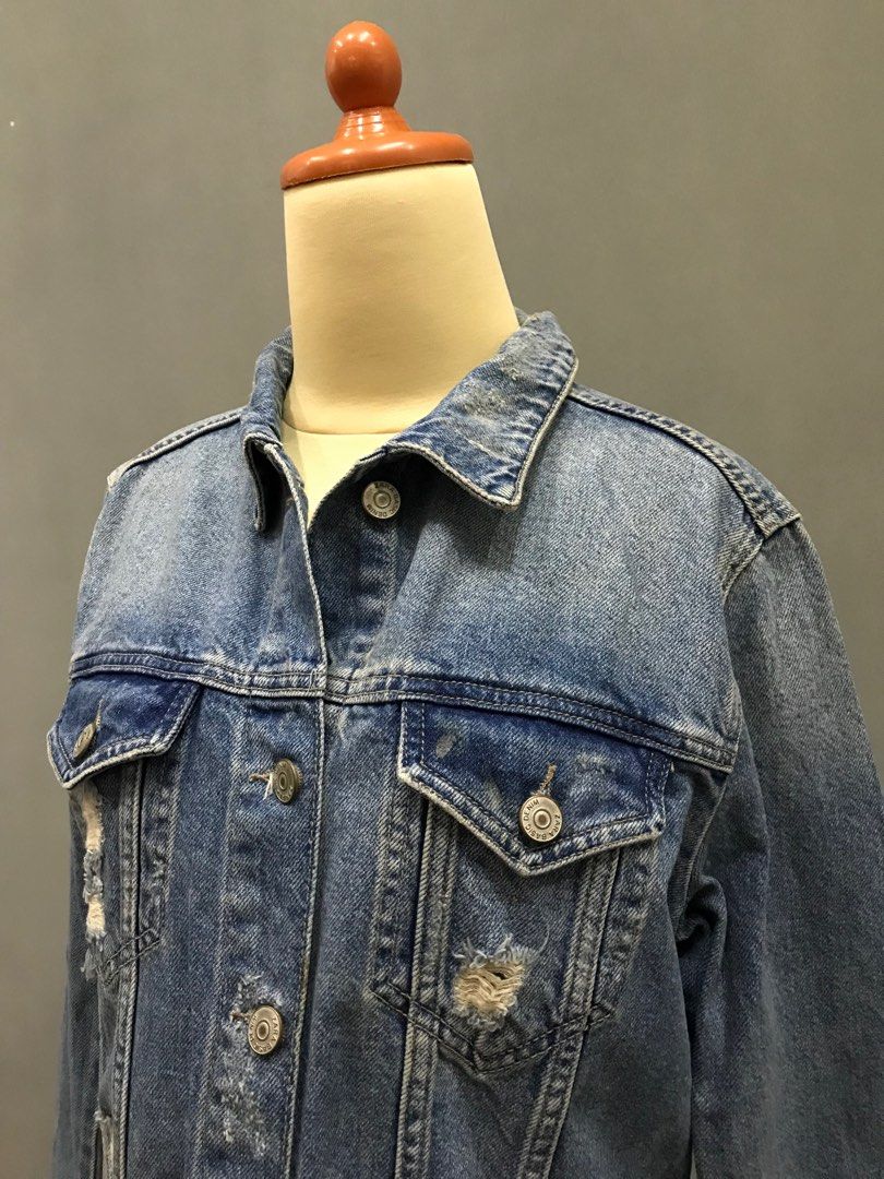 Zara basic denim jacket new arrivals
