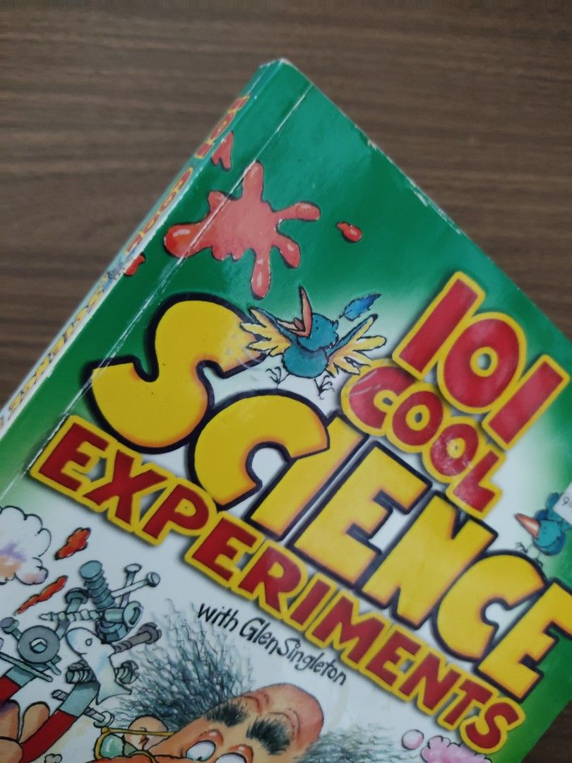 101 Cool Science Experiments by Singleton (Category: Textbooks) located in Dasmarinas. Submitted by curatedreadsbykat (Listing ID 1331240990, Image 3). Description: ✨ Secondhand ✨ This is a preloved copy so kindly manage your expectations. May have flaws like dents, tanning, foxing, writings, etc..