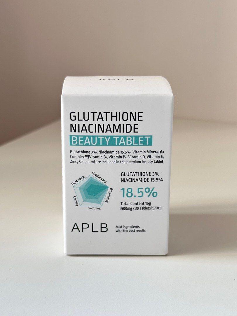 aplb glutathione niacinamide beauty tablet Glutathione as a skin whitening agent: Facts, myths, evidence and  controversies main image 1