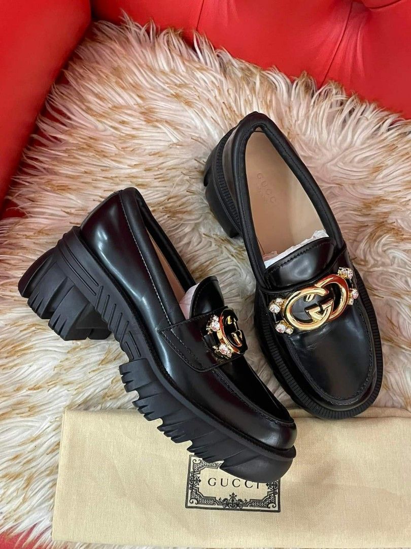 Gucci chunky loafer on sale