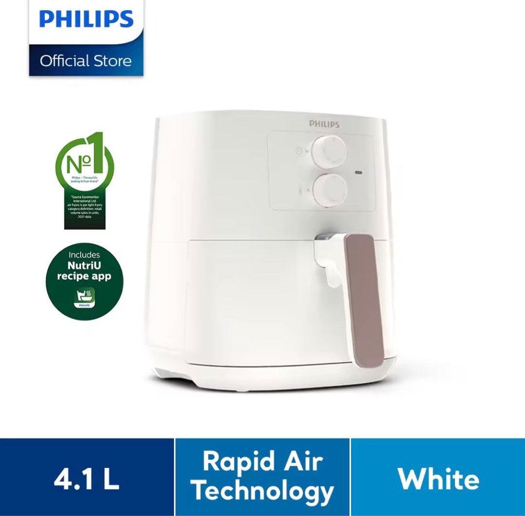 Air Fryer Philips (Category: Cookers) located in Pateros City. Submitted by justprettythings07 (Listing ID 1331245688, Image 1). Description: 🌸 Philips Air Fryer 4.1L 🌸 Price negotiable 🌸 RFS: Decluttering 🌸 Will send actual photos if interested.