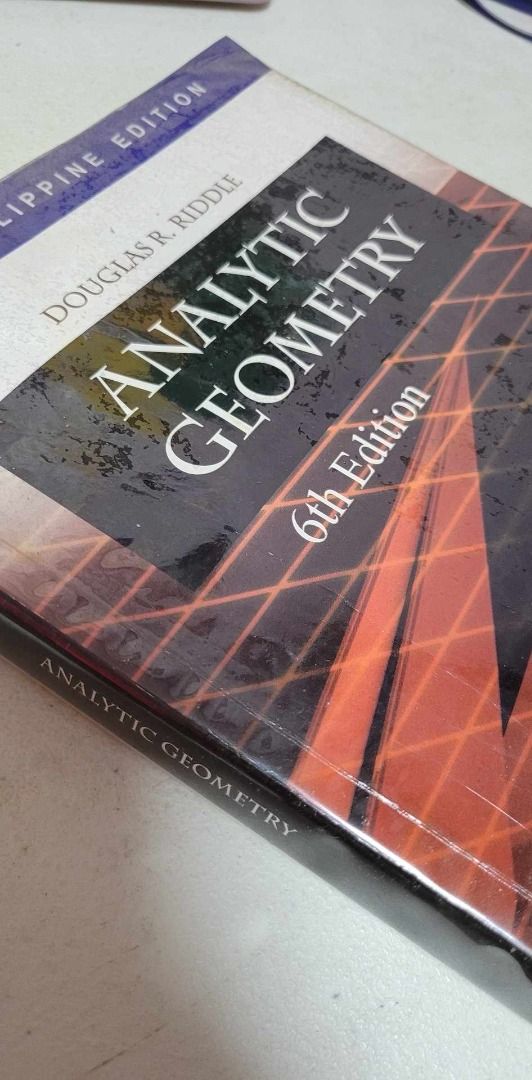 Analytic Geometry 6th Ed (Category: Textbooks) located in Taguig. Submitted by da_ajjj (Listing ID 1331380848, Image 3). Description: Price is negotiable Rfs: Don't need it anymore Payment methods: Maya, SeaBank, GoTyme, GCash, cash If meet-up, 50% down payment first Can do meet-ups in Nuvali, Sta. Rosa and BGC, Taguig areas Can also meet on Oct 23 and Nov 4 in DLSU Courier service to be booked and paid for by the buyer.